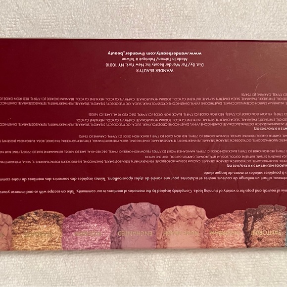 Wander Beauty Wanderess Escape 10 pan Eyeshadow Palette Cool Beachy Tones NIB - Picture 6 of 9